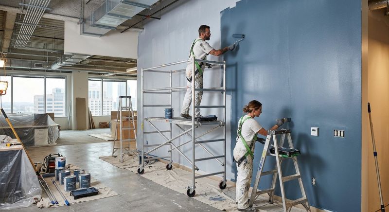 Retail Ceiling Painting in Boulder, CO